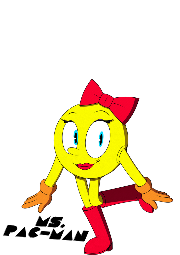 Ms. Pac-Man by CameronTheOne on DeviantArt