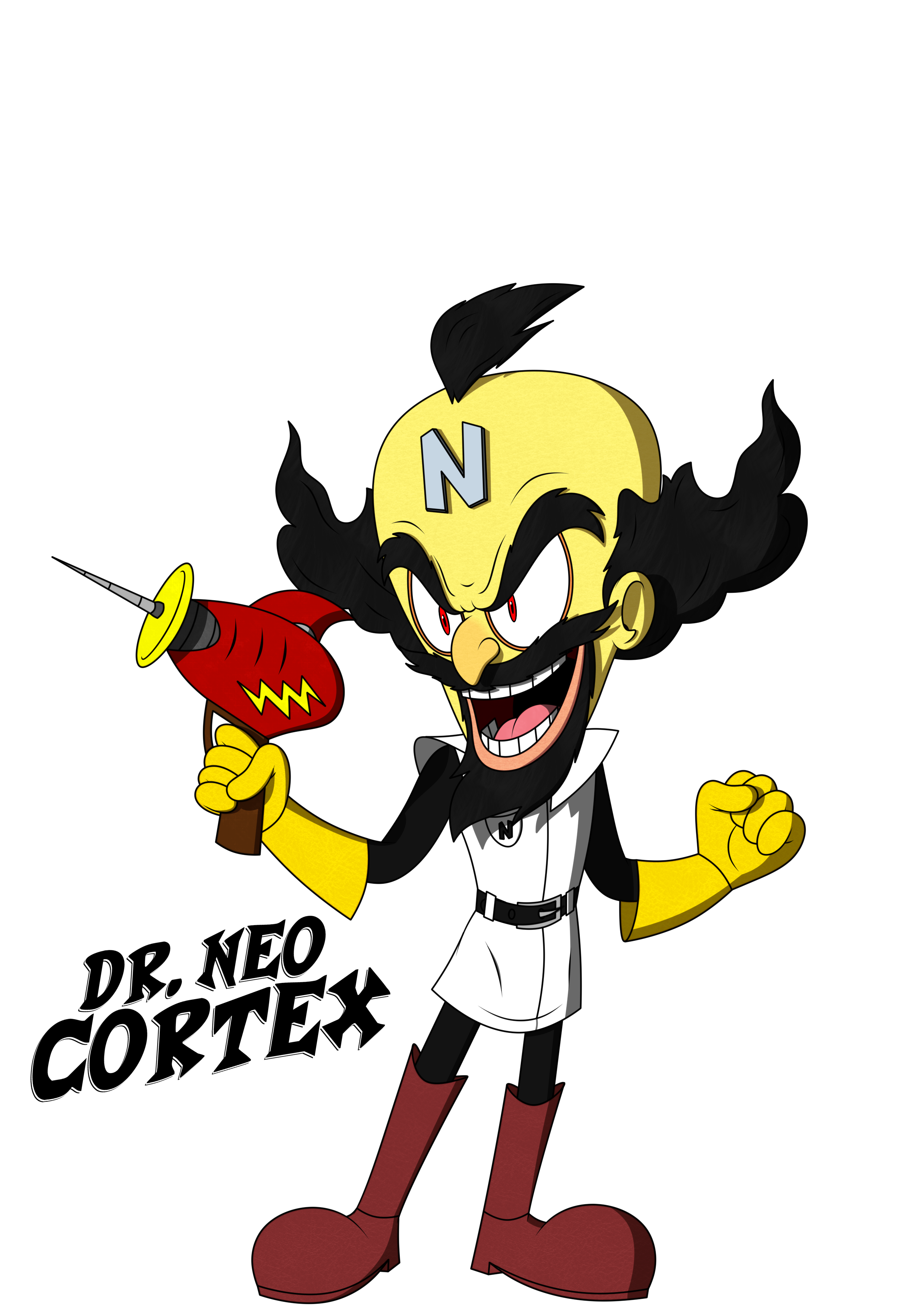 Neo Cortex Humans Dr. Neo Cortex by CameronTheOne on DeviantArt