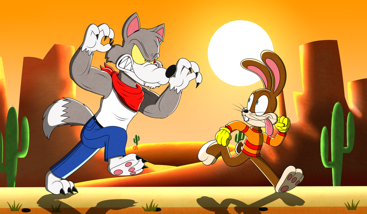 The Wolf and The Rabbit by CameronTheOne on DeviantArt