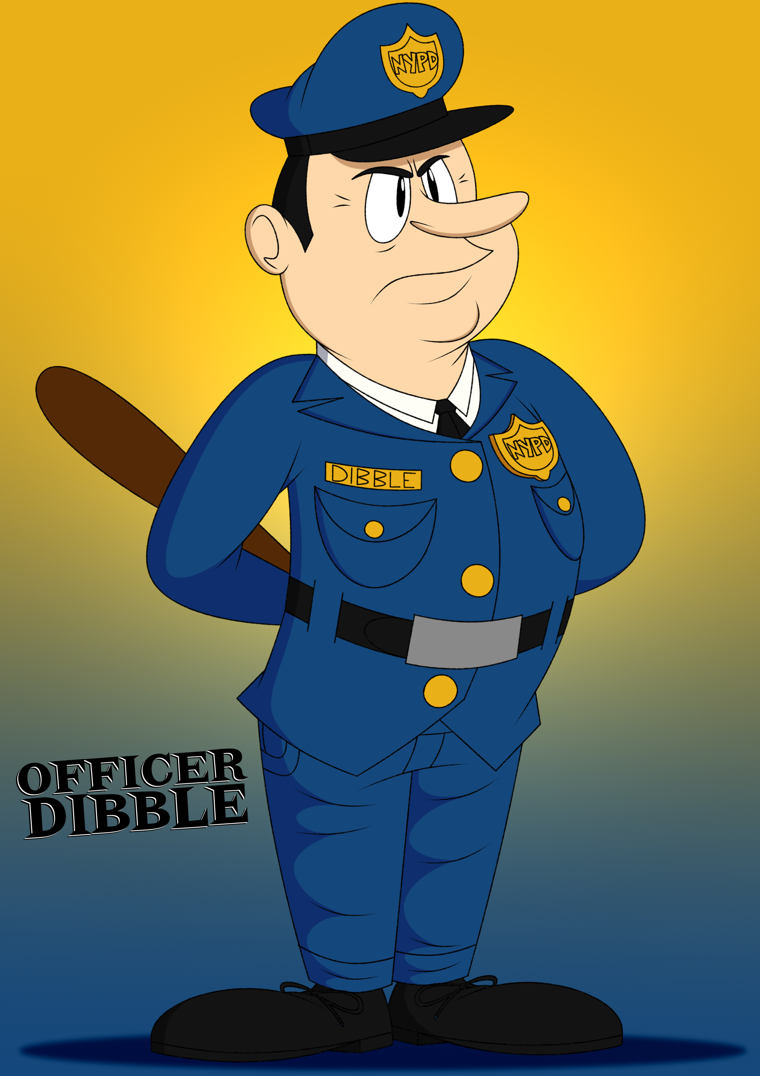 Rusty Dibble Officer Dibble by CameronTheOne on DeviantArt