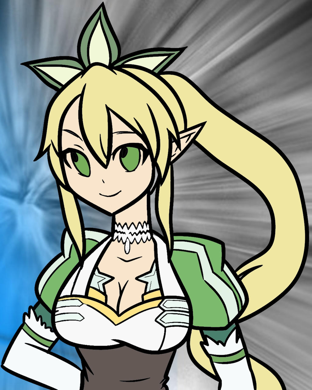 Leafa Body Leafa by masterstark on DeviantArt