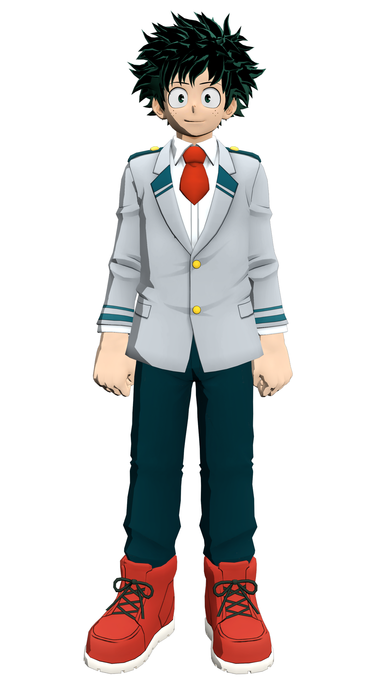 My Hero Academia Izuku Student Uniform Render by MHADEAF on DeviantArt
