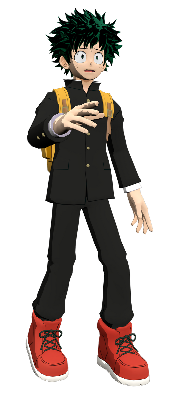 My Hero Academia Izuku Middle School Render by MHADEAF on DeviantArt