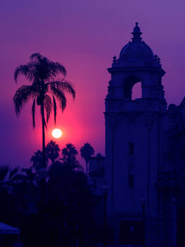 Sun Down At Balboa Park