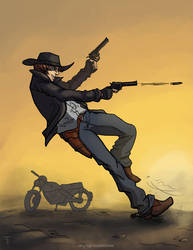 Cass Outlaw: Guns a Blazin'