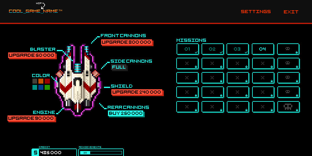 Spaceship game UI WIP by Japan-CZ on DeviantArt