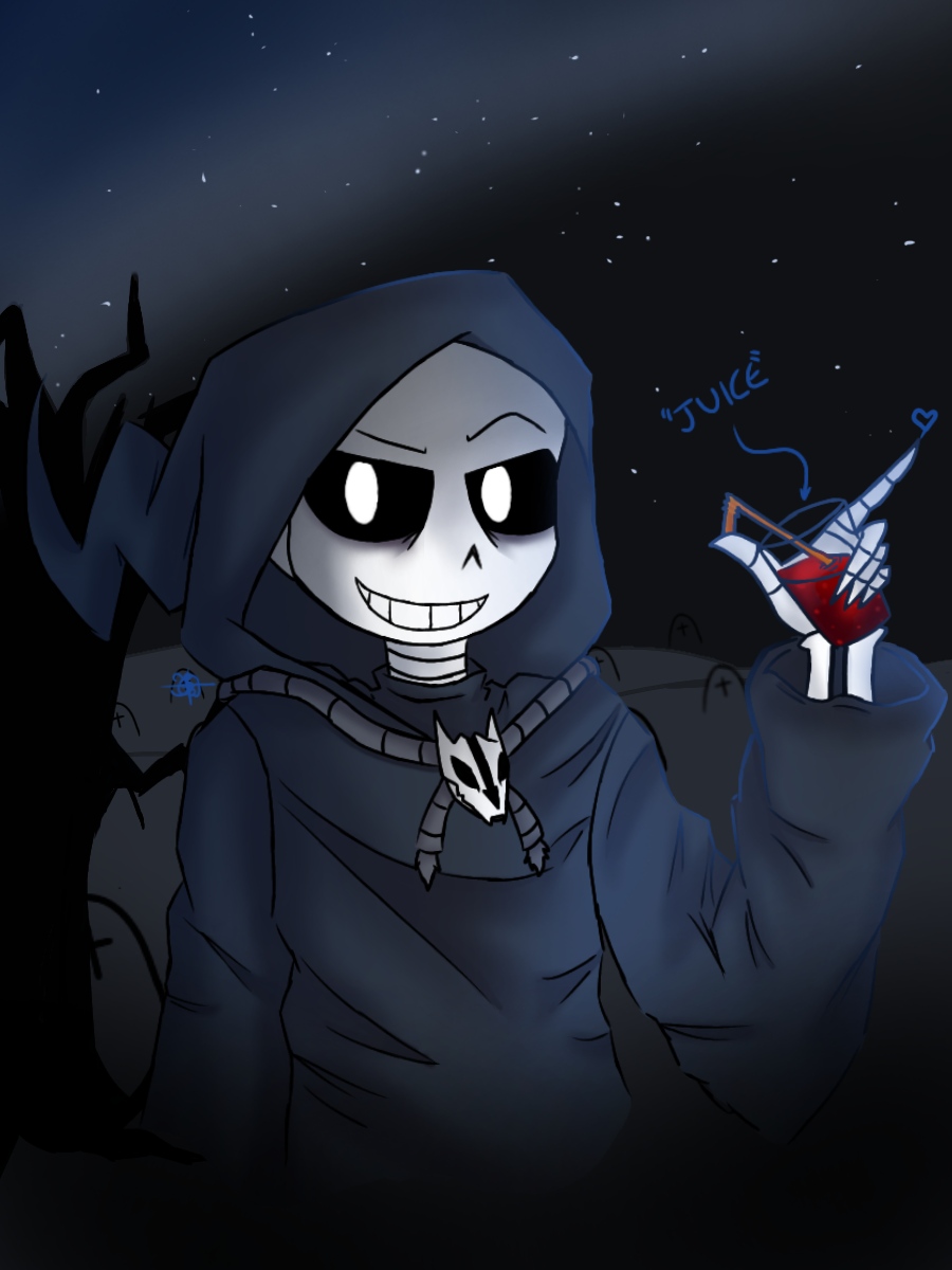 Reaper sans  Undertale, Undertale drawings, Undertale au