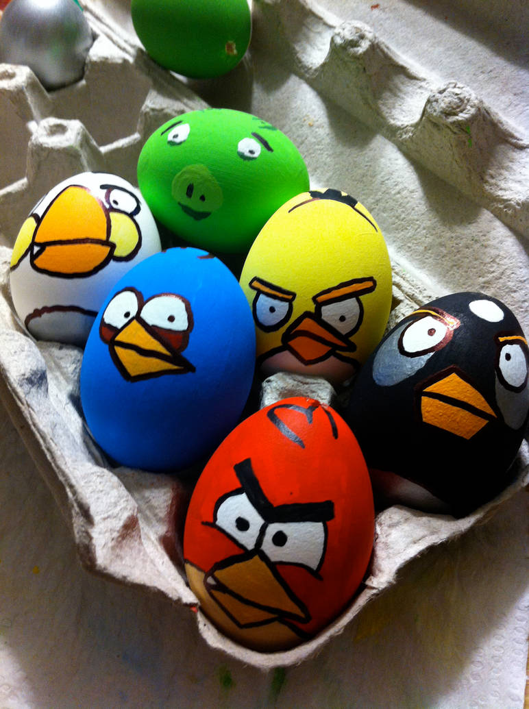 Как раскрасить яйца на пасху. Пасхальные яйца Angry Birds. Украшение пасхальных яиц. Необычное украшение яиц. Необычное украшение пасхальных яиц.