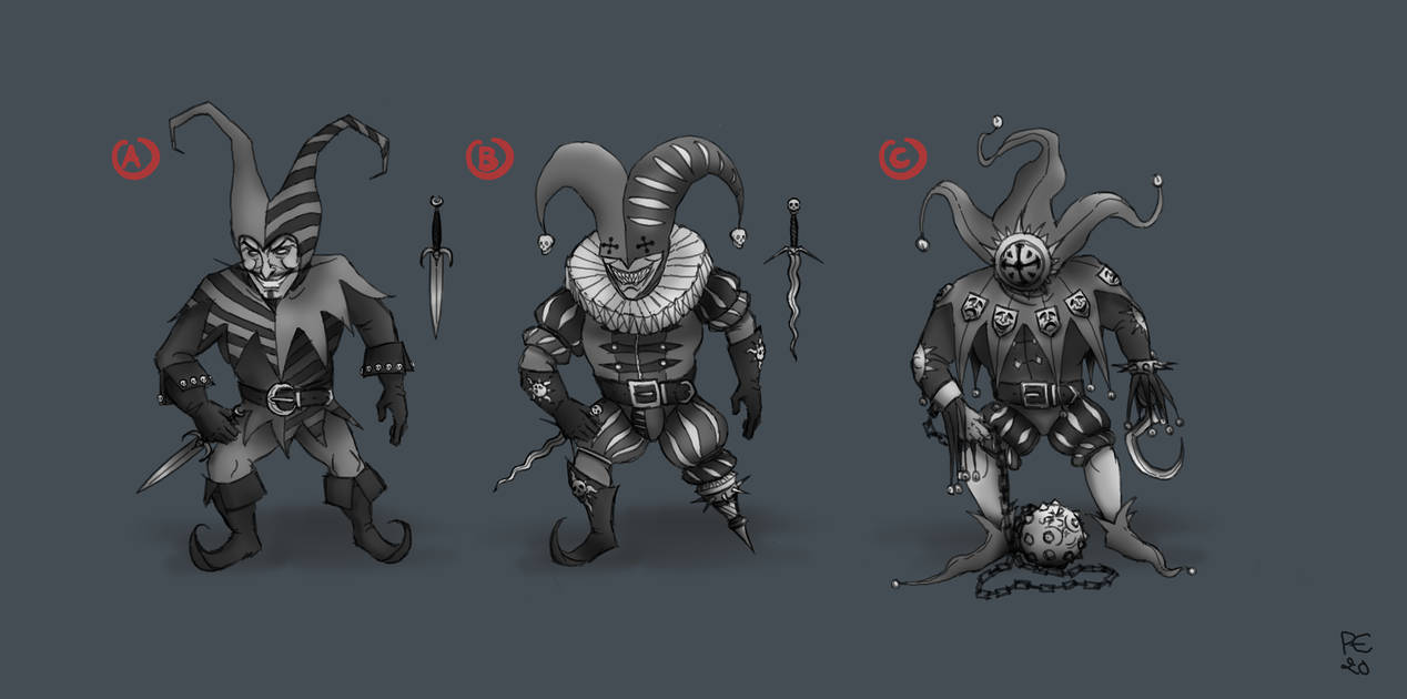 Jester Abstract Jester Concept Art by PeterVonGrubs on DeviantArt