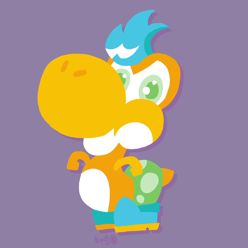 Mario Week 5 - Day 4: Orange Mini-Yoshi