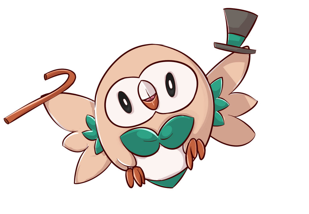 rowlet by davidalex on DeviantArt
