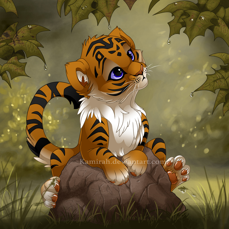 Tiger cub by Kamirah on DeviantArt Tiger cub by Kamirah on DeviantArt