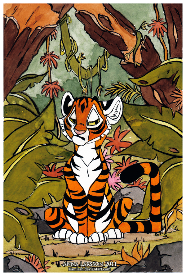 Tiger in jungle