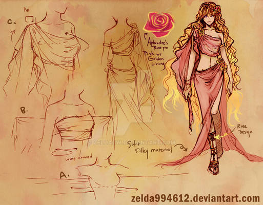 Outfit Sketch- Aphrodite