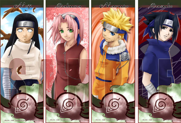 naruto bookmarks by zeldacw on deviantart