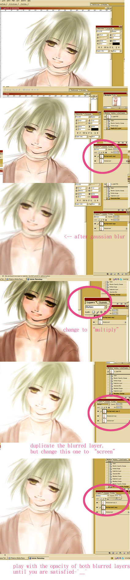 tutorial: soft glow effect by zeldacw on DeviantArt