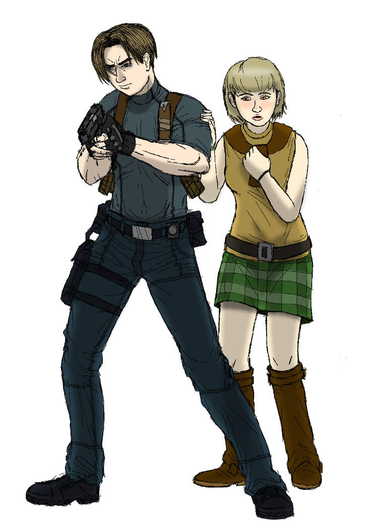 Leon And Ashley - Resident Evil 4 by AlexeyHaycock on DeviantArt