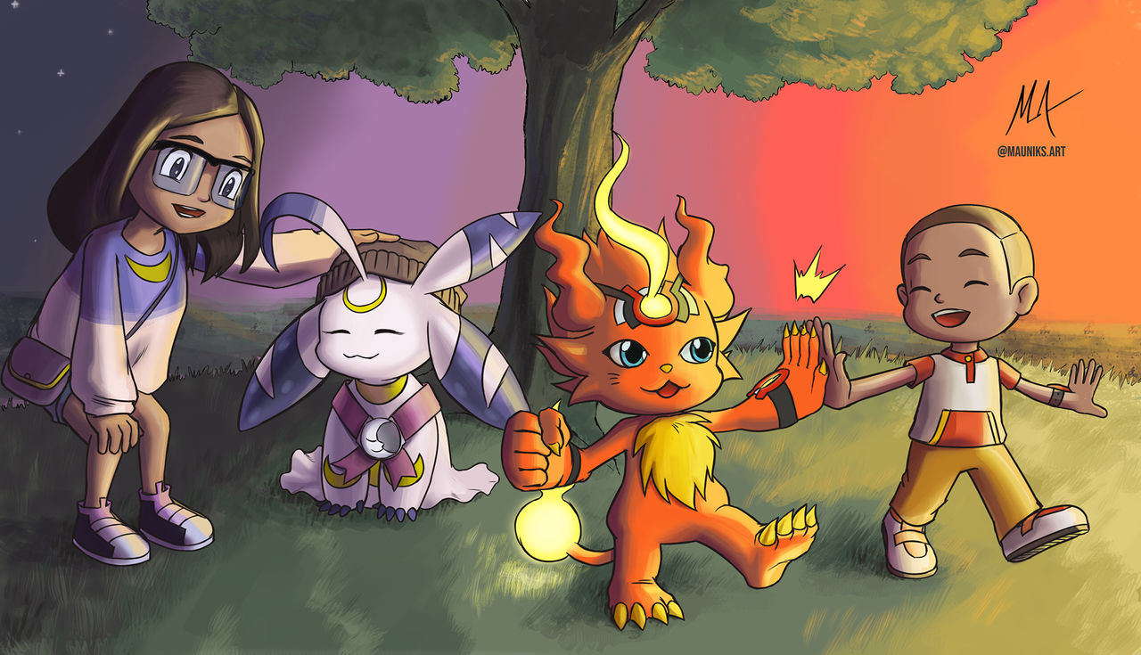 Digimon Commission Art by ManiHalkins on DeviantArt