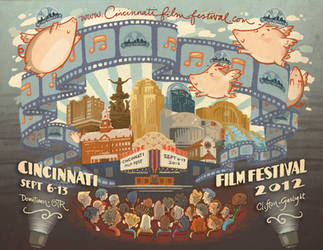 Cincinnati Film Fest Mural