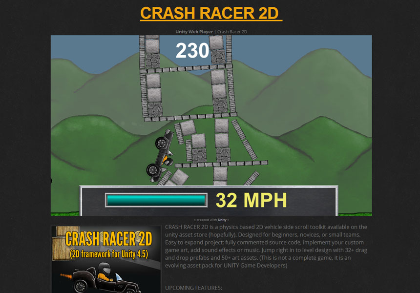 UNITY - Crash Racer 2D Framework