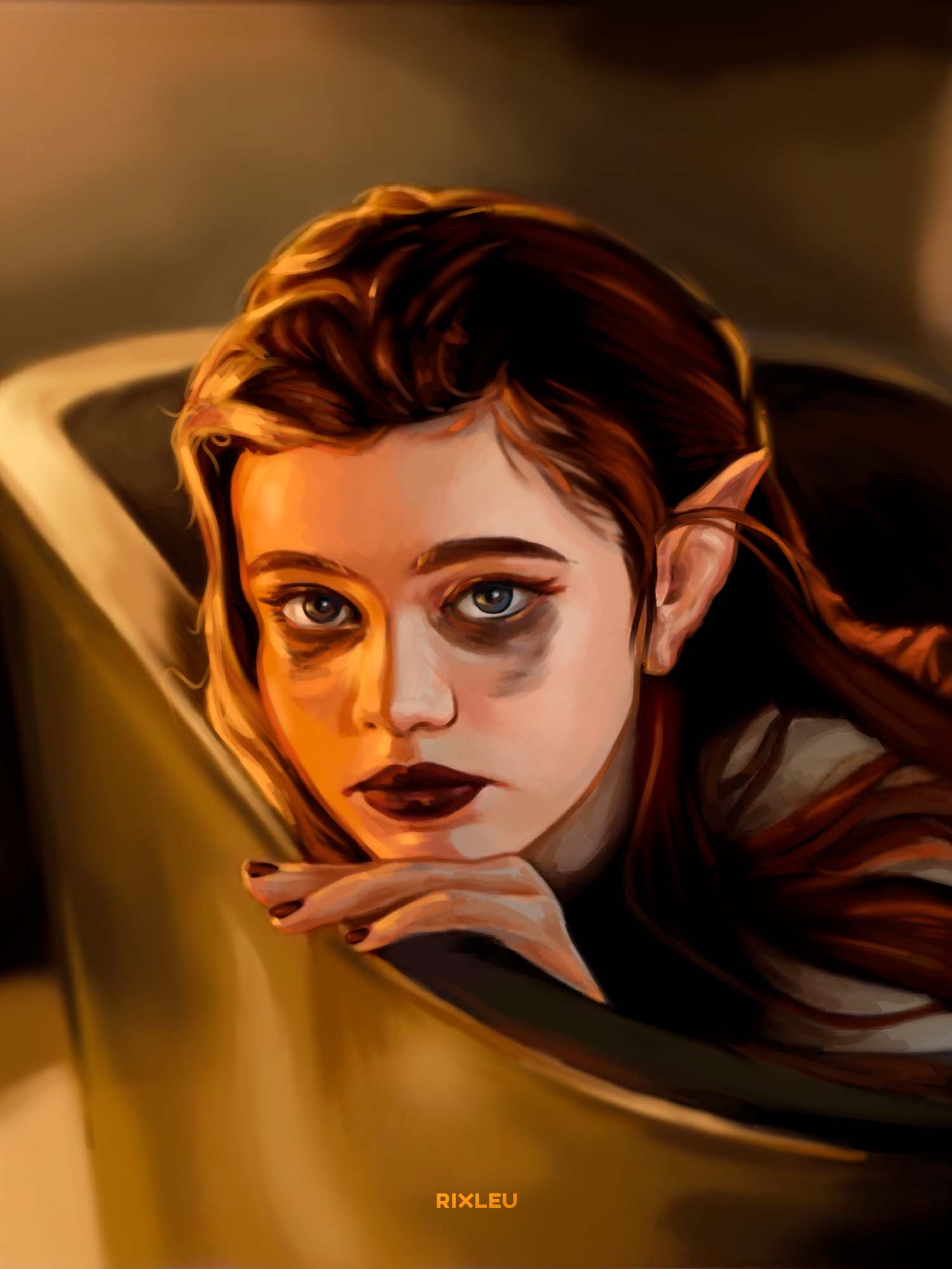 Red Elf Real the red - haired elf by RIXLEU on DeviantArt