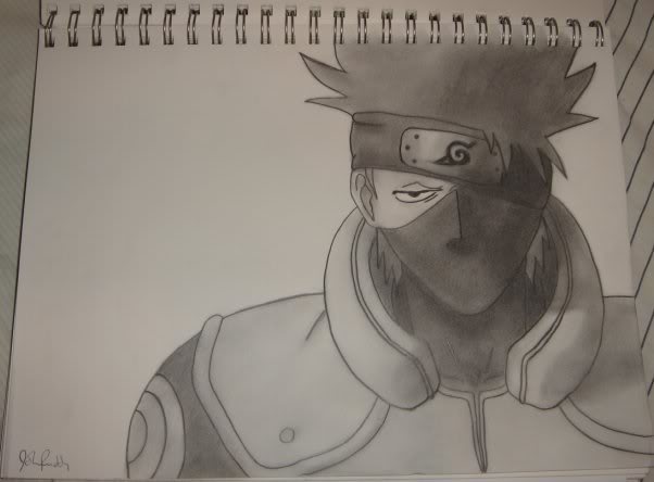 My SKetch of Kakashi PT-2