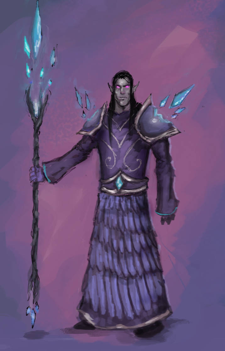 mm - dark elven mage https: creation Images High... Dark Elf Mage by AymansArt on DeviantArt