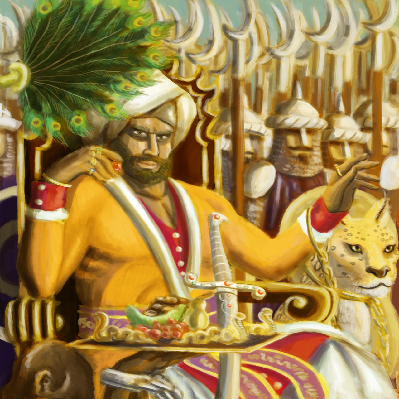Caliph Muhammad Caliph Muhammad Al-Nasir, portrait for a wargame by Enemicarium on ...