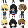 AU1 Cast Chibi Dump