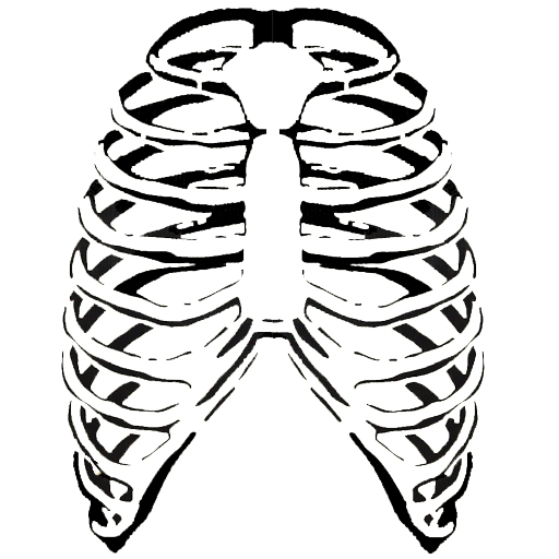 Rib Cage Stencil