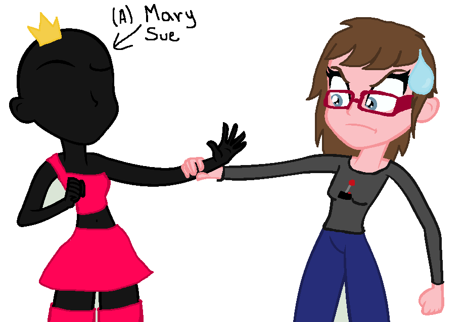 Myself vs a mary sue