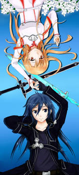 Sword art online - kiritoXAsuna