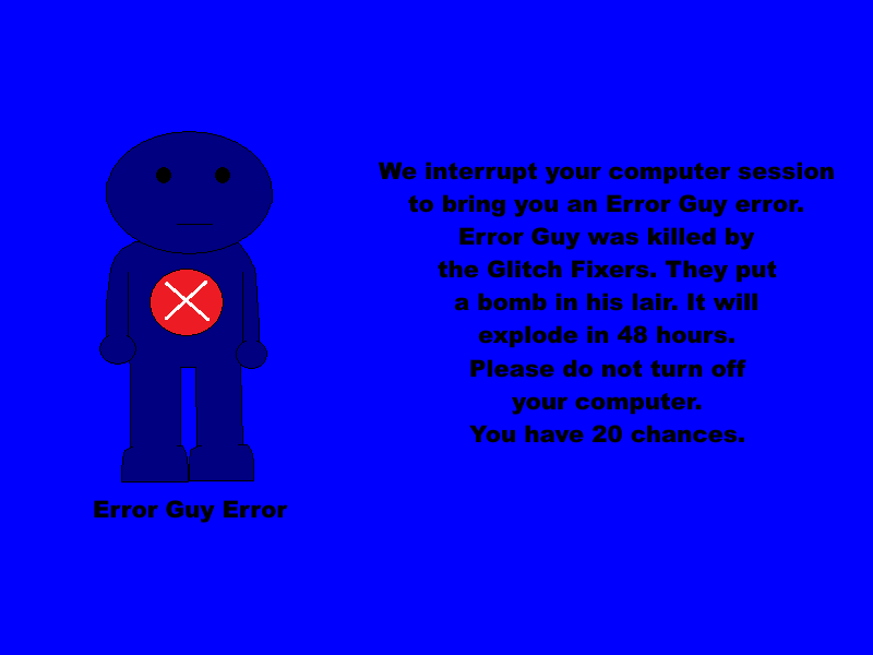 Error Guy Error Screenshot by Neopets2012 on DeviantArt
