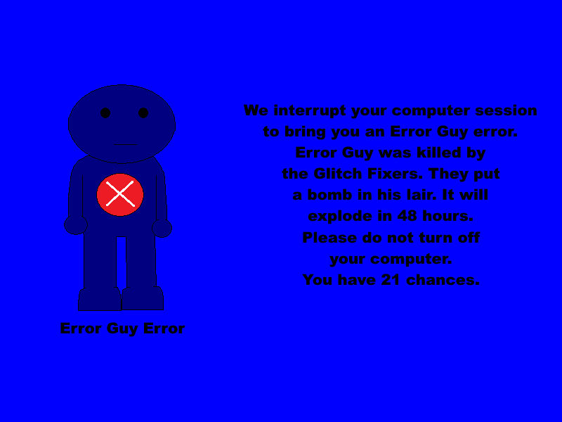 Error Guy Error Screenshot (Updated) by Neopets2012 on DeviantArt