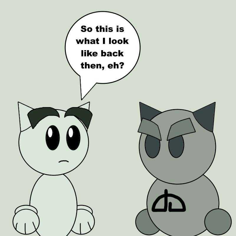 Fella (DeviantArt) Meets His Classic Self by Neopets2012 on DeviantArt