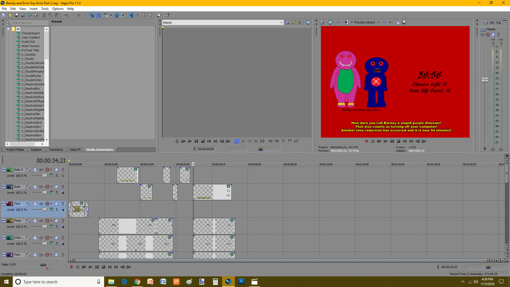 Barney And Error Guy Error Part 2 W.I.P. by Neopets2012 on DeviantArt