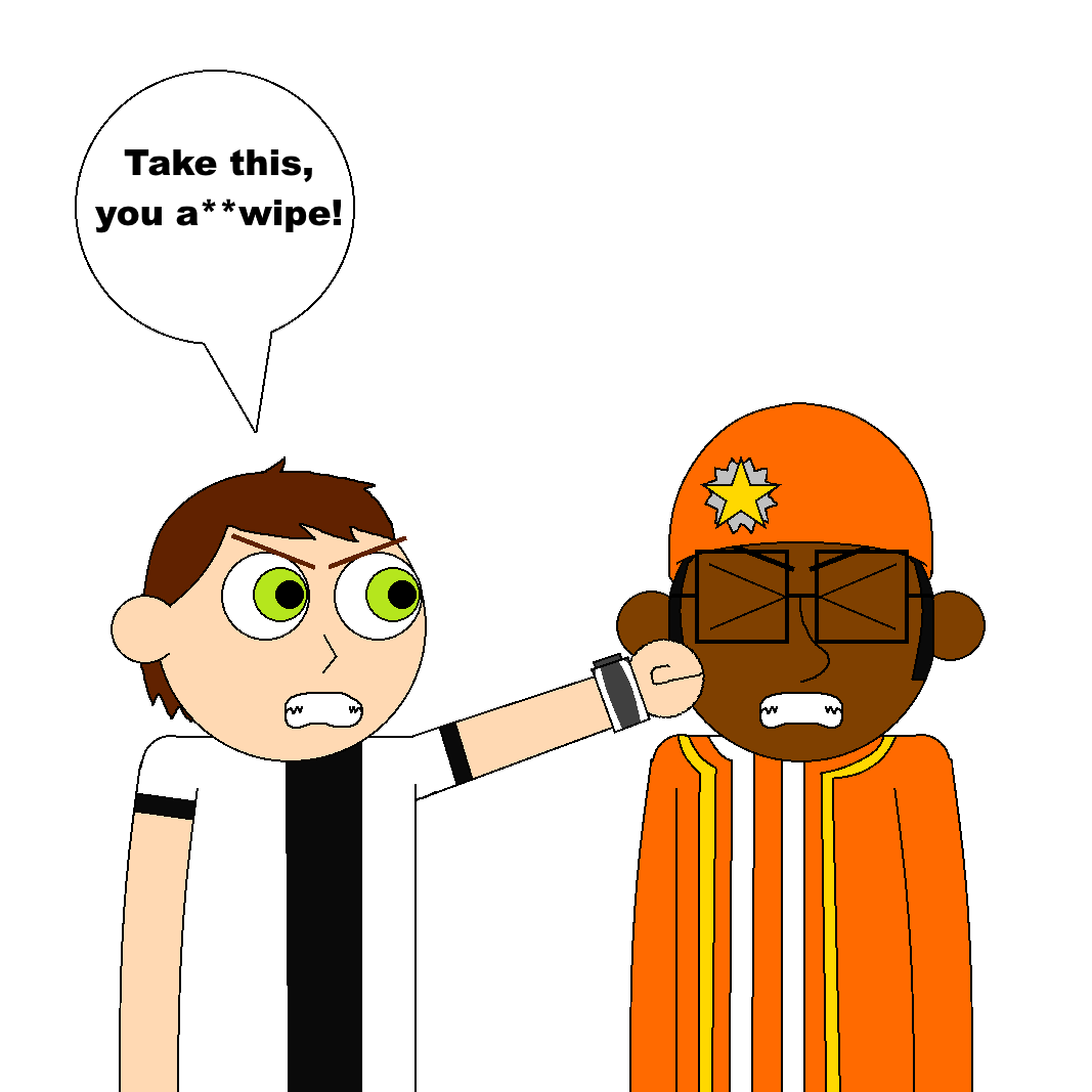 Ben Tennyson Punches DJ Lance by Neopets2012 on DeviantArt Ben Tennyson Punches DJ Lance by Neopets2012 on DeviantArt