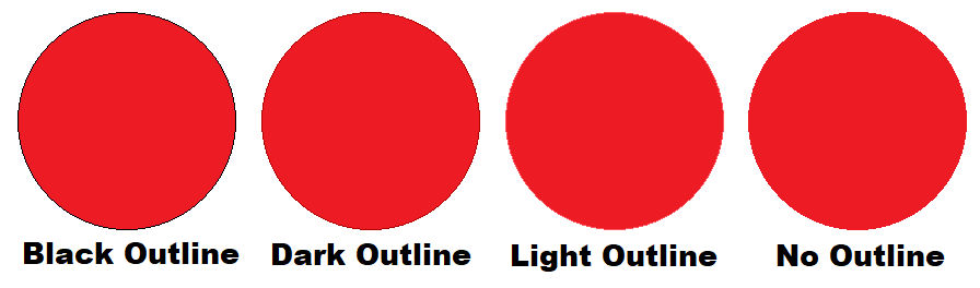 4 Types Of Outlines by Neopets2012 on DeviantArt