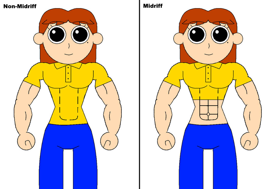 Girl Math Pec Pecs Girl Wearing A Polo Shirt (Both Versions) by Neopets2012 on DeviantArt