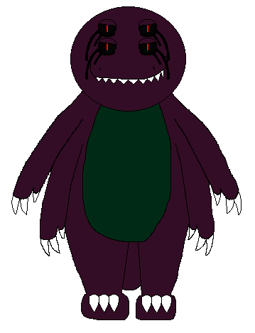 Barney (Fatal Error Mode) Front Sprite by Neopets2012 on DeviantArt