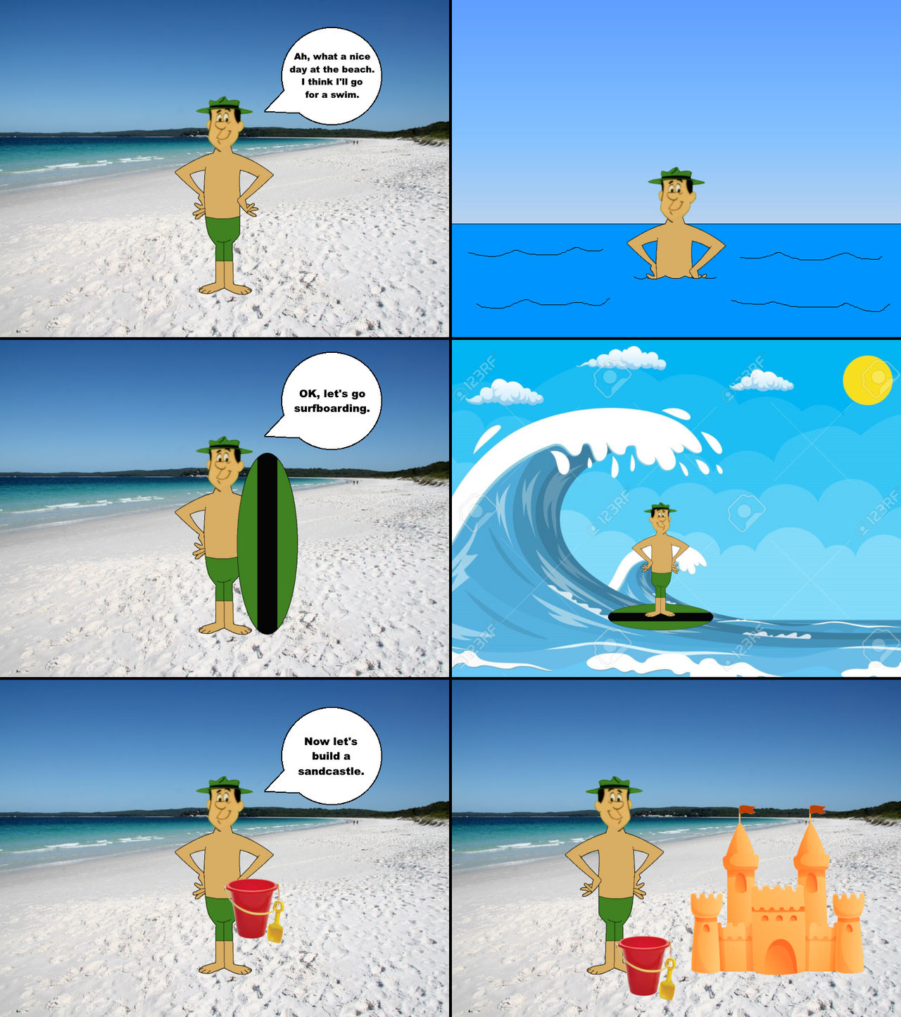 Cartoon Beach Ranger 1964 Ranger Smith At The Beach by Neopets2012 on DeviantArt