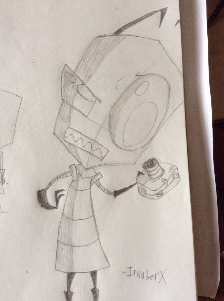Invader Zim critique drawing sample 2 by InvaderXMovies on DeviantArt