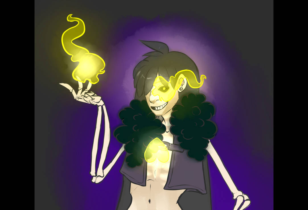 Skeleton OC by justFiyen on DeviantArt
