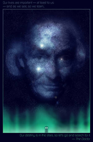 Doctor Who - William Hartnell in the Stars by AbelMvada Doctor Who - William Hartnell in the Stars by AbelMvada