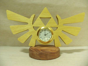 Triforce Desk Clock