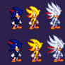 Tried to remake Shadic's sprites