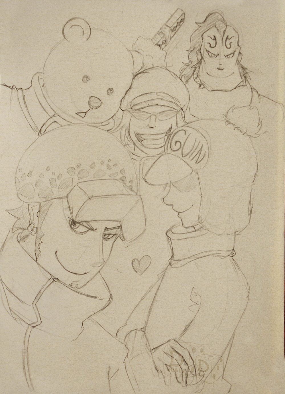 Sketch - Heart Crew