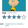 Peanuts Character Opinion Card - Charlie Brown