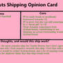 Peanuts Shipping Opinion Card - 2nd Take