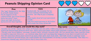 Peanuts Shipping Opinion Card - 5th Take